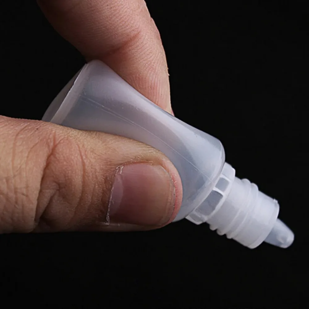 50PCS10ml/15ml/20ml/30ml/50ml Empty Plastic Squeezable Dropper Refillable Bottle Eye Liquid Convenient Leak Proof Design Bottles