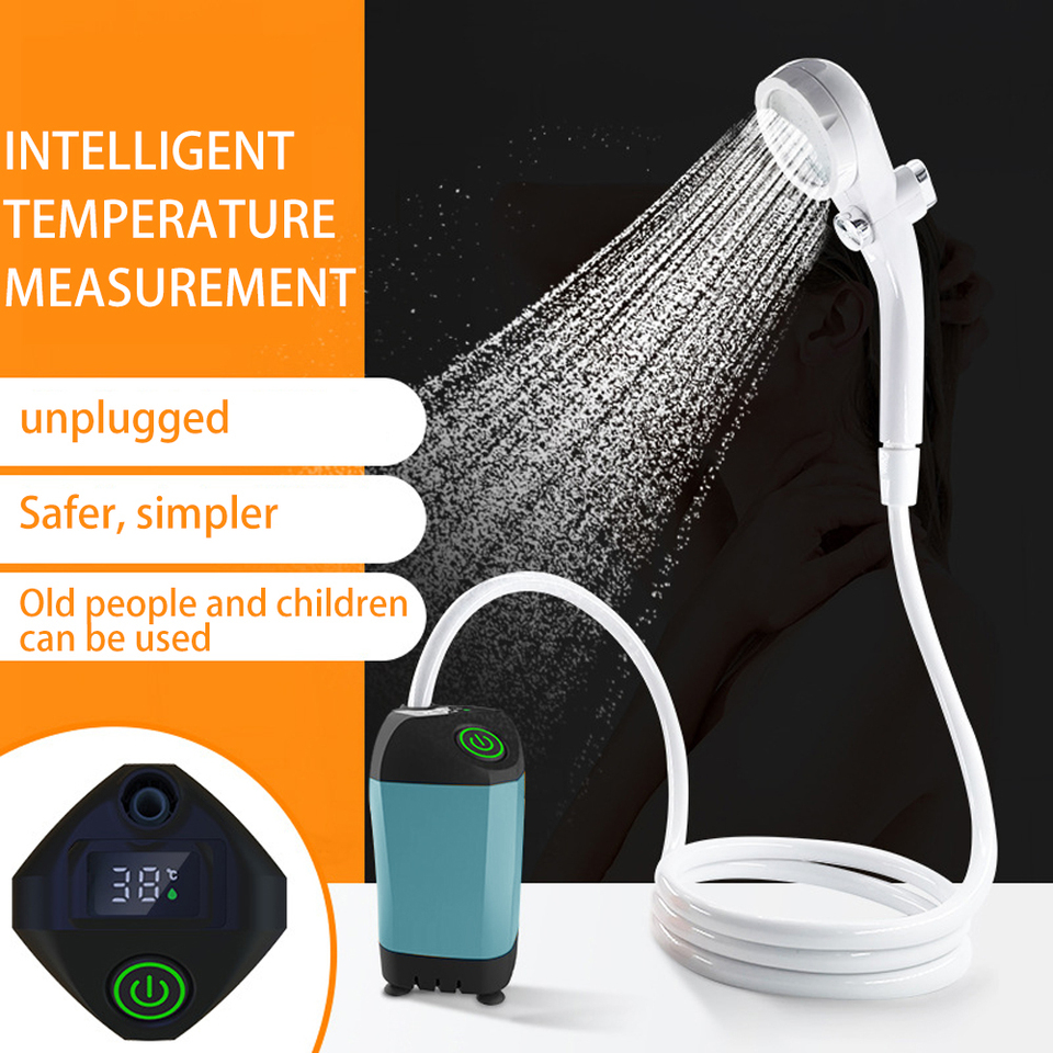  Outdoor car washing tool Field site dormitory simple electric shower dormitory rural household portable shower gun 