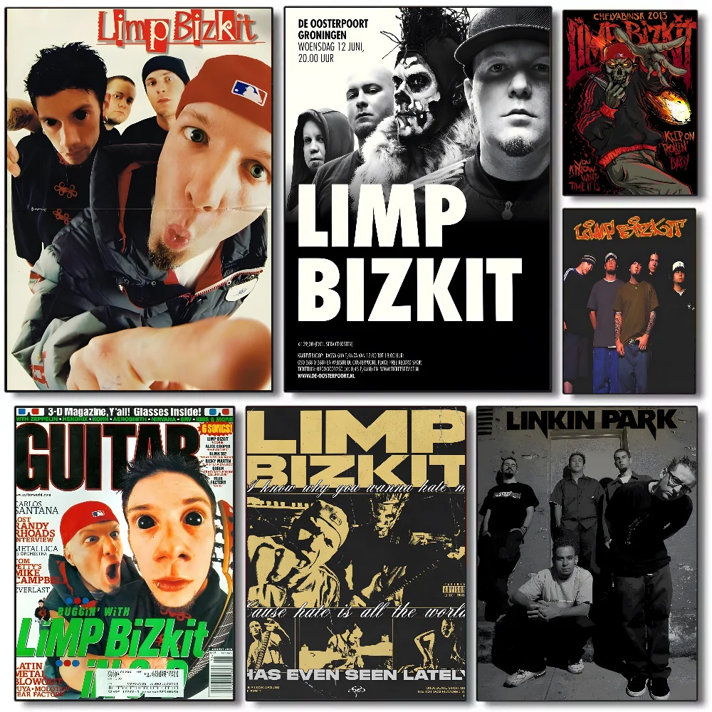 ملصق L-Limp Band Bizkit عالي الدقة على الحائط اللاصق المقاوم للماء وغرفة المعيشة المنزلية وغرفة النوم والديكور الجمالي