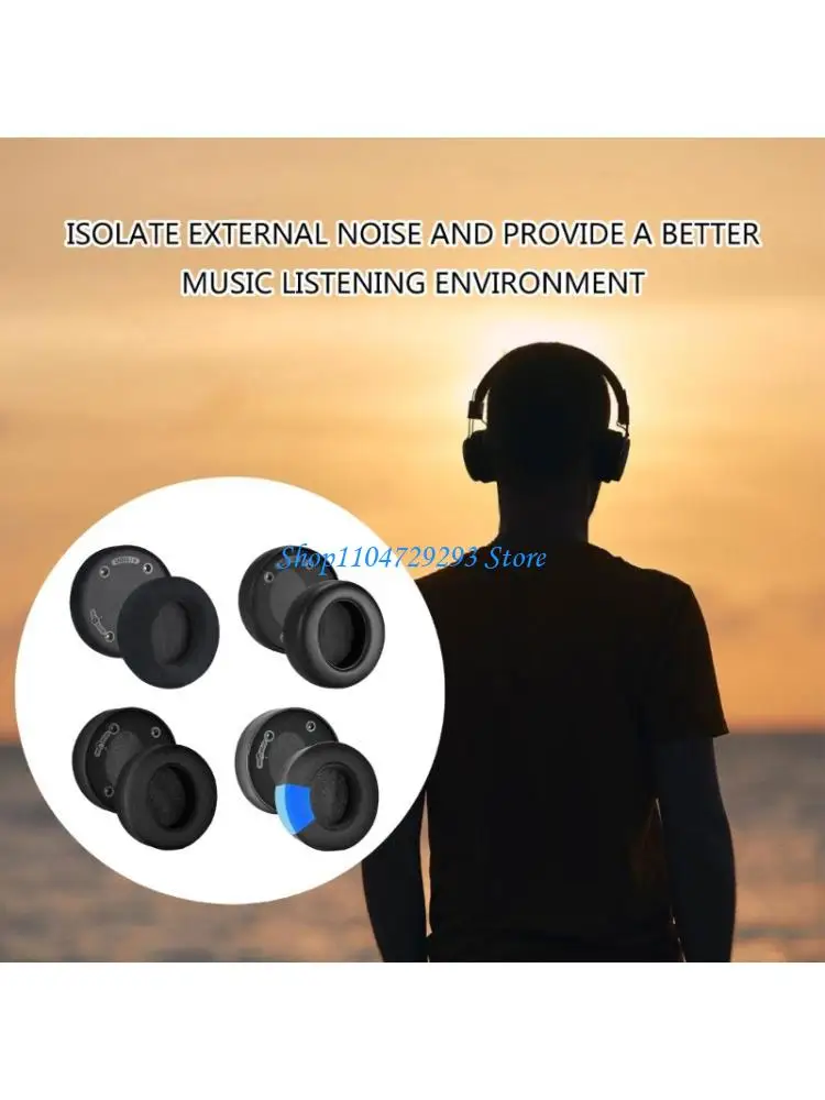 

Y2GD Sponge Headphone Ear Pads Sweatproof Precised Sound Transmission Gaming And Music Use for Fidelio Dedicated Repair