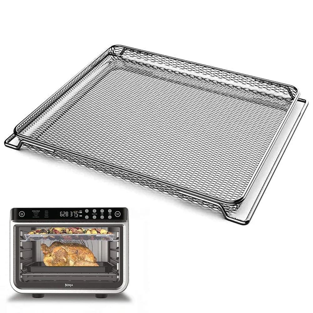 Air Fryer Oven Basket Replacement Baking Trays for NINJA Foodi DT201 DT251 Stainless Steel Mesh Basket Airfryer Accessories