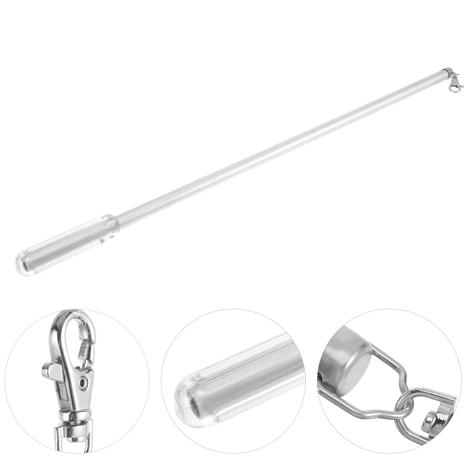 

Curtain Pull Wand Aluminum Alloy Manual Drapery Pull Rod Smooth Rust Resistant Curtain Stick Puller for Easy Sliding