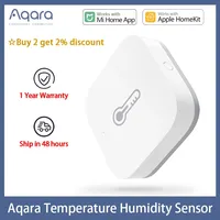 Aqara Temperature Sensor Zigbee Smart Air Pressure Humidity Sensor Remote Control Smart Linkage Work with Apple Homekit Mi Home