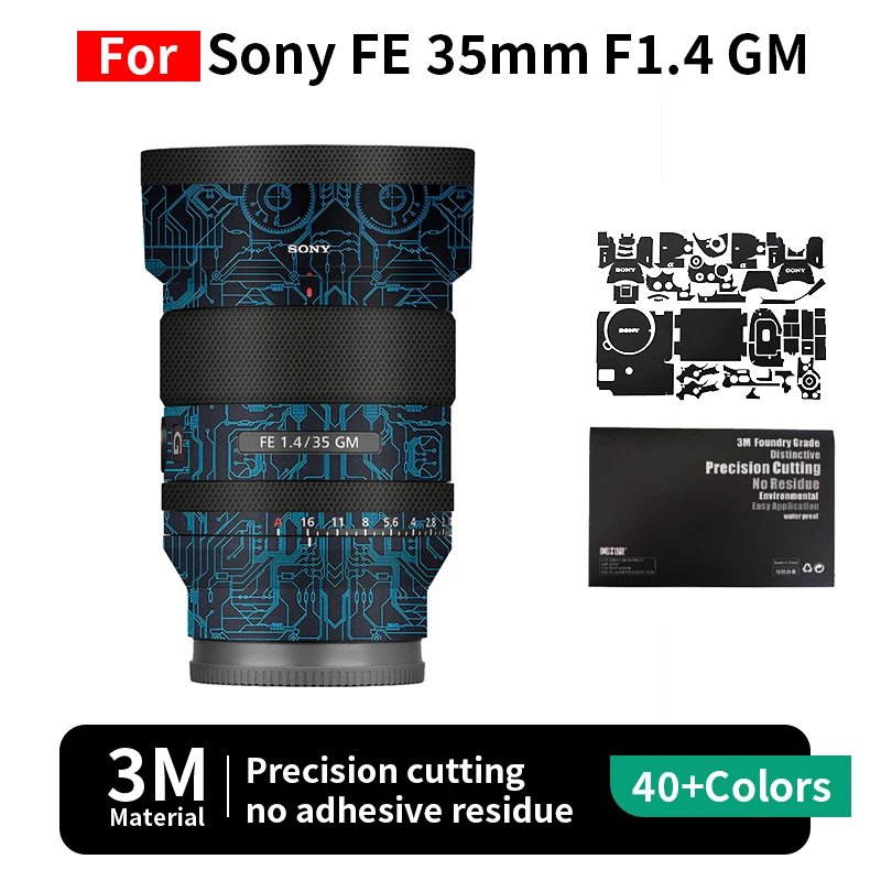 

Mebont For Sony 35f1.4gm Skin Sony FE 35mm F1.4 GM Camera Lens Sticker Protective film full coverage protection no residue
