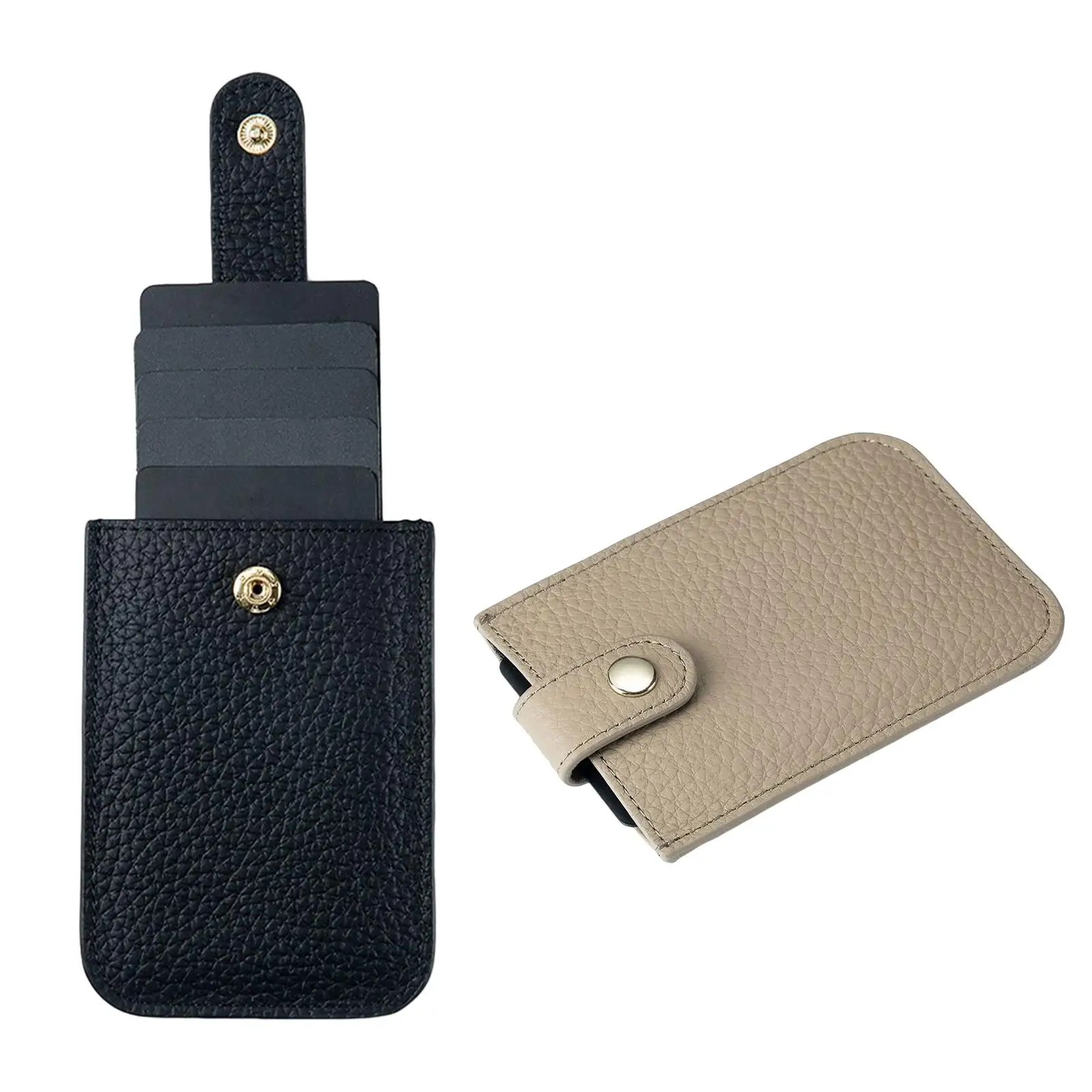 Carteira Slim minimalista para homens e mulheres, porta-cartão, estojo, bolso, moderno