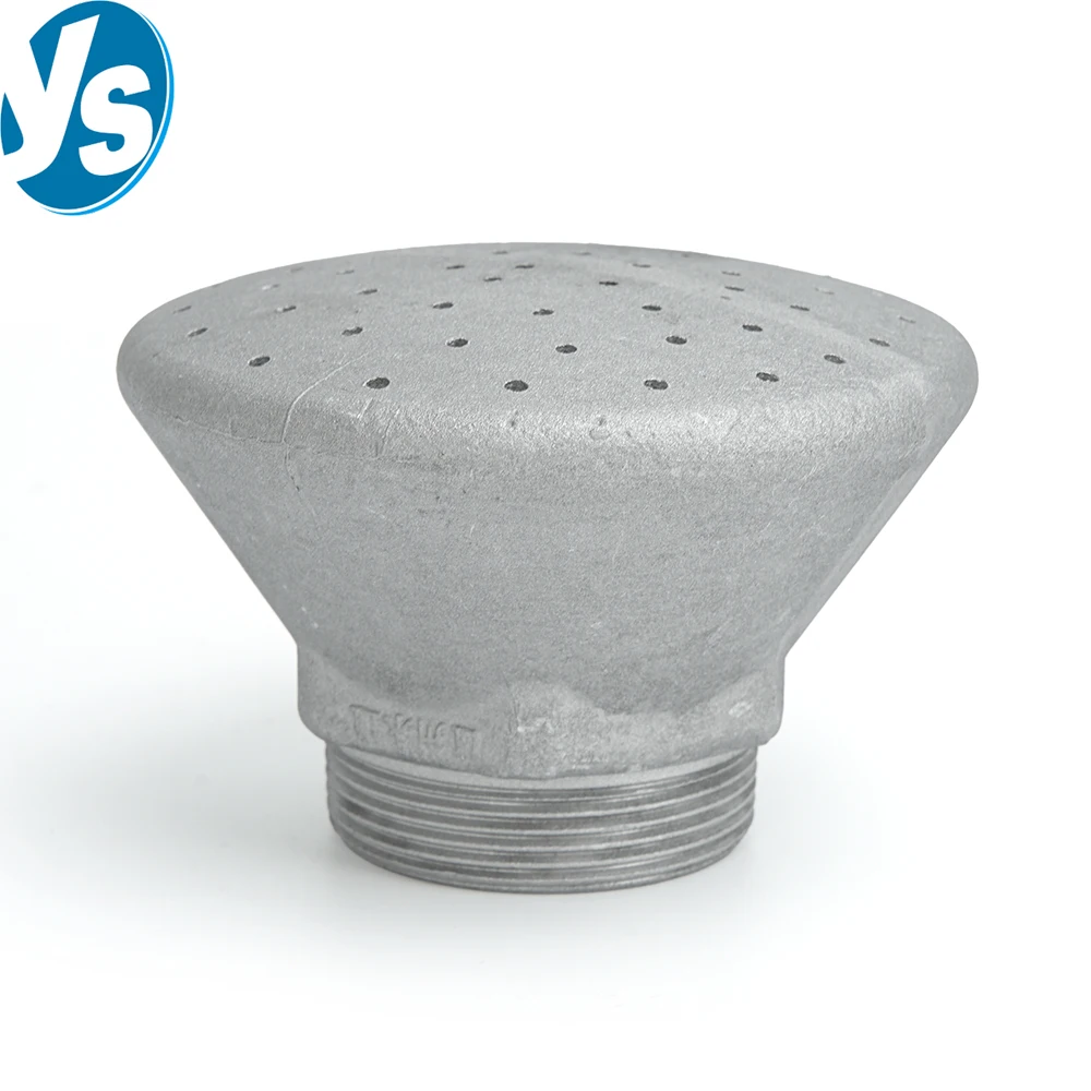 Sprinkler Truck Flushing Nozzle 2 Inch Showerhead With Multiple Spray Holes Sprinkler Truck Accessories
