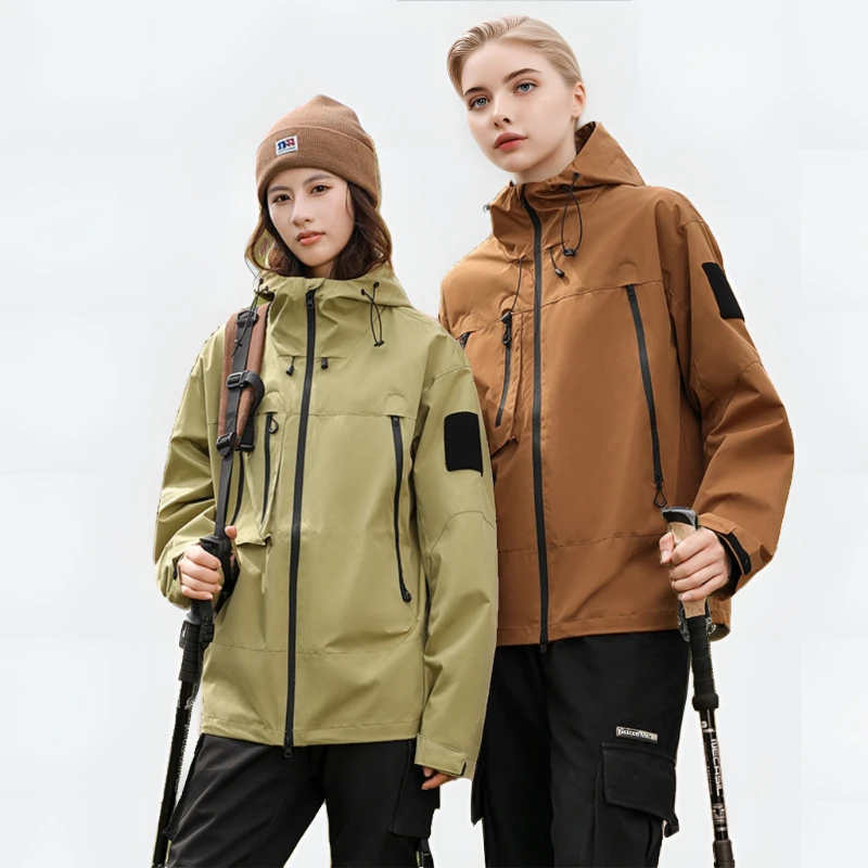 

Outdoor Hiking Jackets Men's Assault Jacket Camping Waterproof Coat Women Clothes Korean Style Trendy Trench Casual Couple Coats