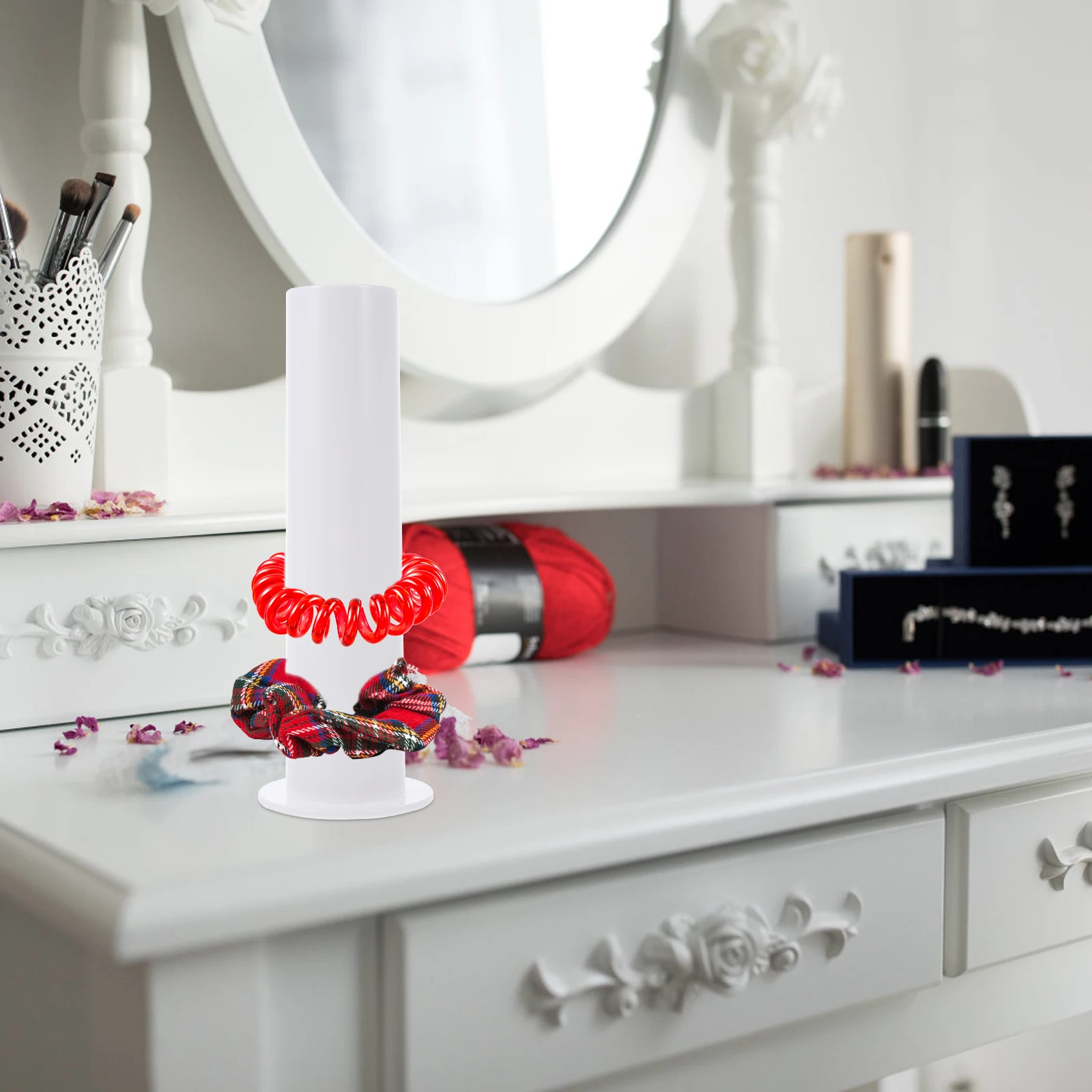 

Acrylic Hair Tie St Scrunchie Holder ganizer Bracket For Hair Accessories Display Storage Solution Rack Tool