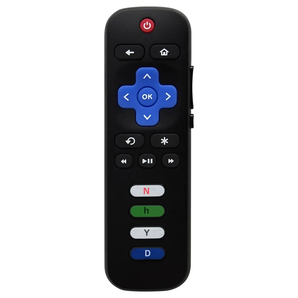 T�l�commande de remplacement RC280A uniquement pour TV Roku pour t�l�viseurs TCL Roku/Hisense Roku/Onn Roku/Philips Roku (pas pour Stick and Box)
