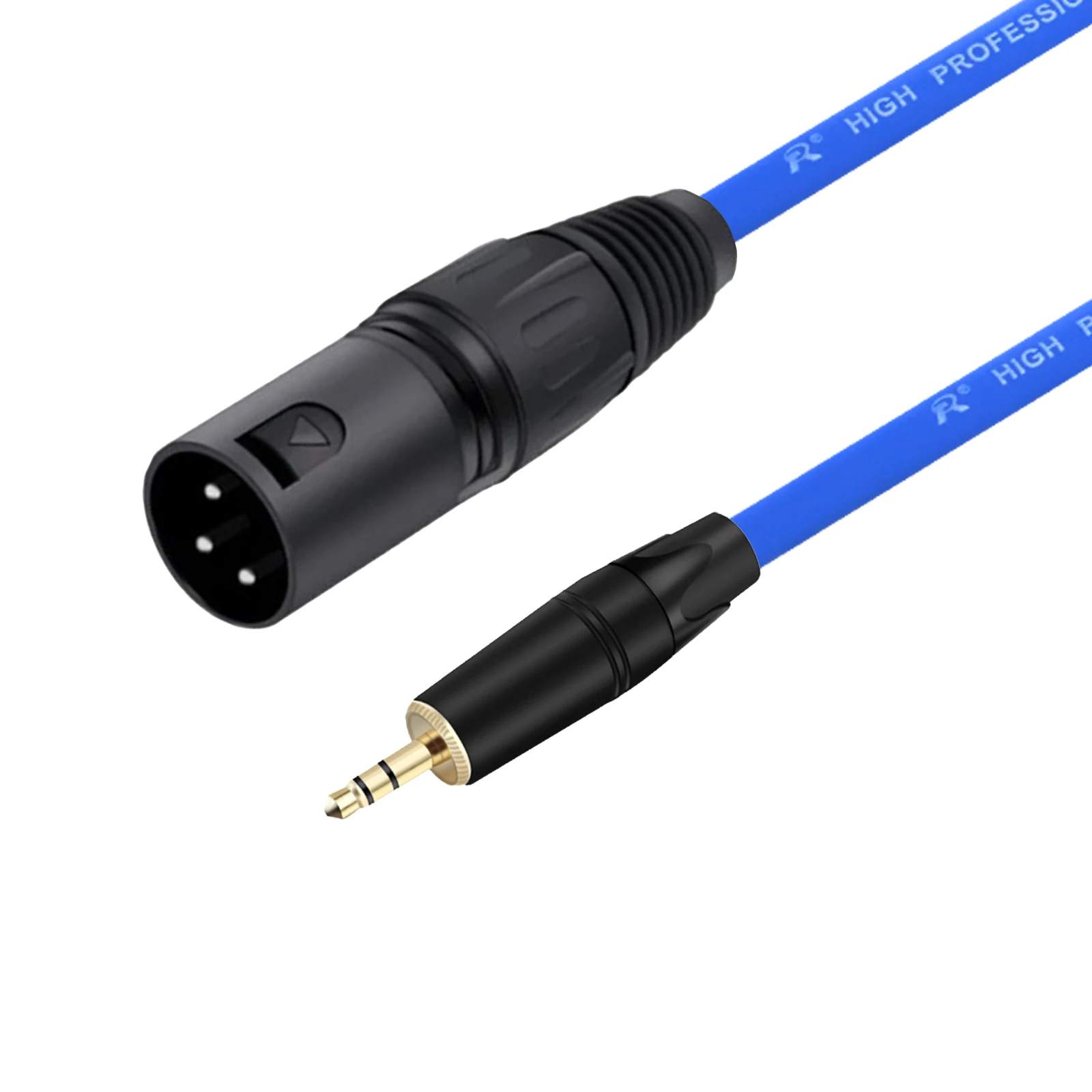 3.5mm Stereo Jack to XLR Male/Female Cable 3PIN XLR to 1/8inch TRS Audio Cable Microphones Speakers Sound Consoles Amplifier