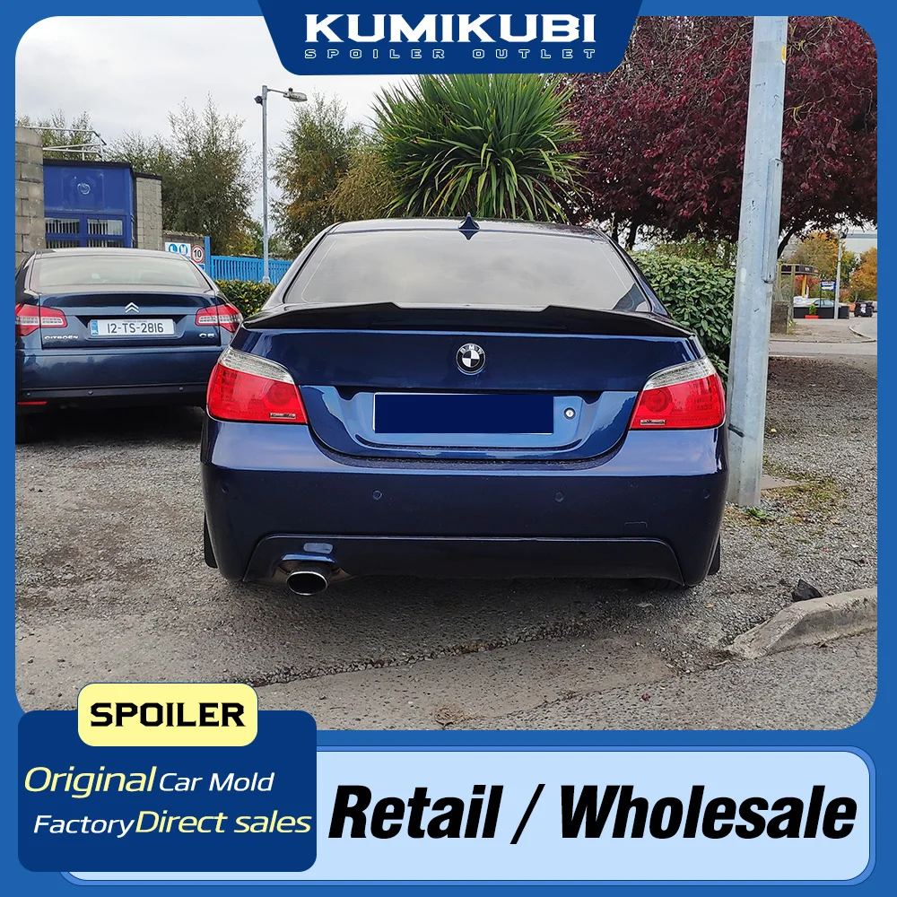 

Задний спойлер багажника в стиле PSM, крыло для BMW E60 5 серии 520d 530i 530d 535i M5, задние обвесы, тюнинг 2004-2010