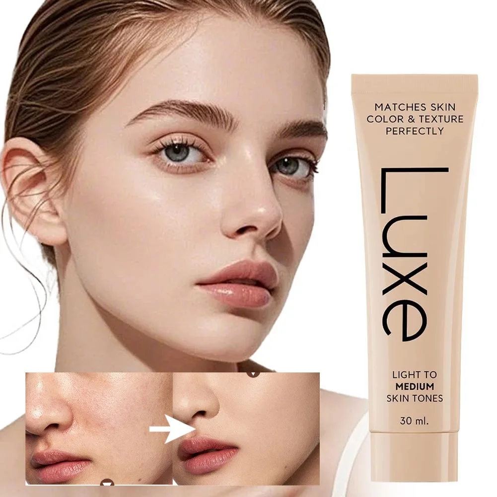 30ml Original Makeup LUXE Color Changing Full Coverage Foundation,Natural Skin Tone Matching Foundation Skin Tone Adjust Makeup