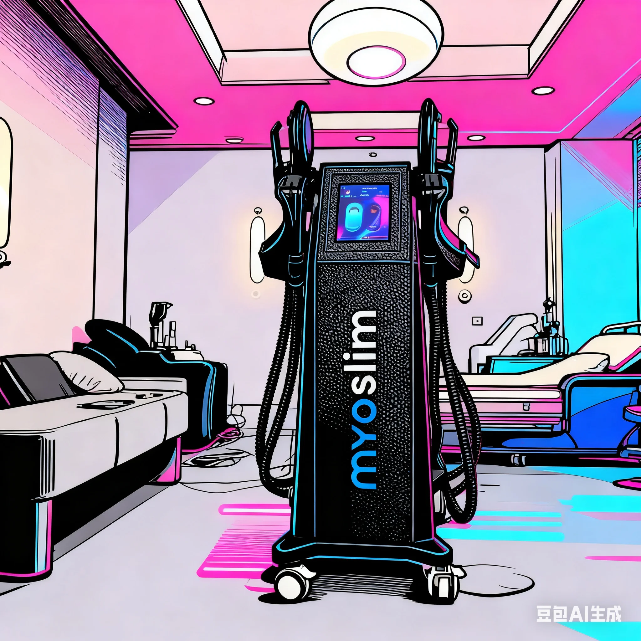 

Ems Body Sculpting Neo RF Machine Nova Hi-EMT Muscle Building Fat Burning Weight Loss Muscle Fitness assistance Equipment