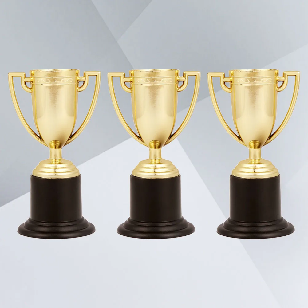

3-х шт. пластиковые трофеи Concourses Awards Top Cup Трофеи золотые