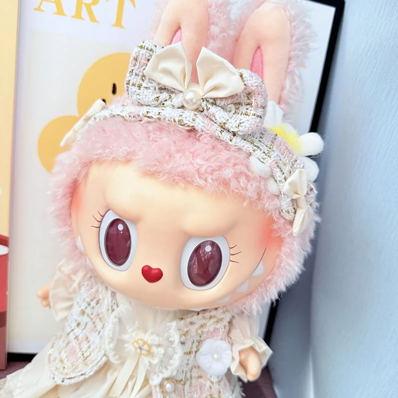 人形の服に適したモココ 38 センチメートルプリンセスリタドレスセットヘアクリップアクセサリークリエイティブデザインおもちゃラブブ服おもちゃ