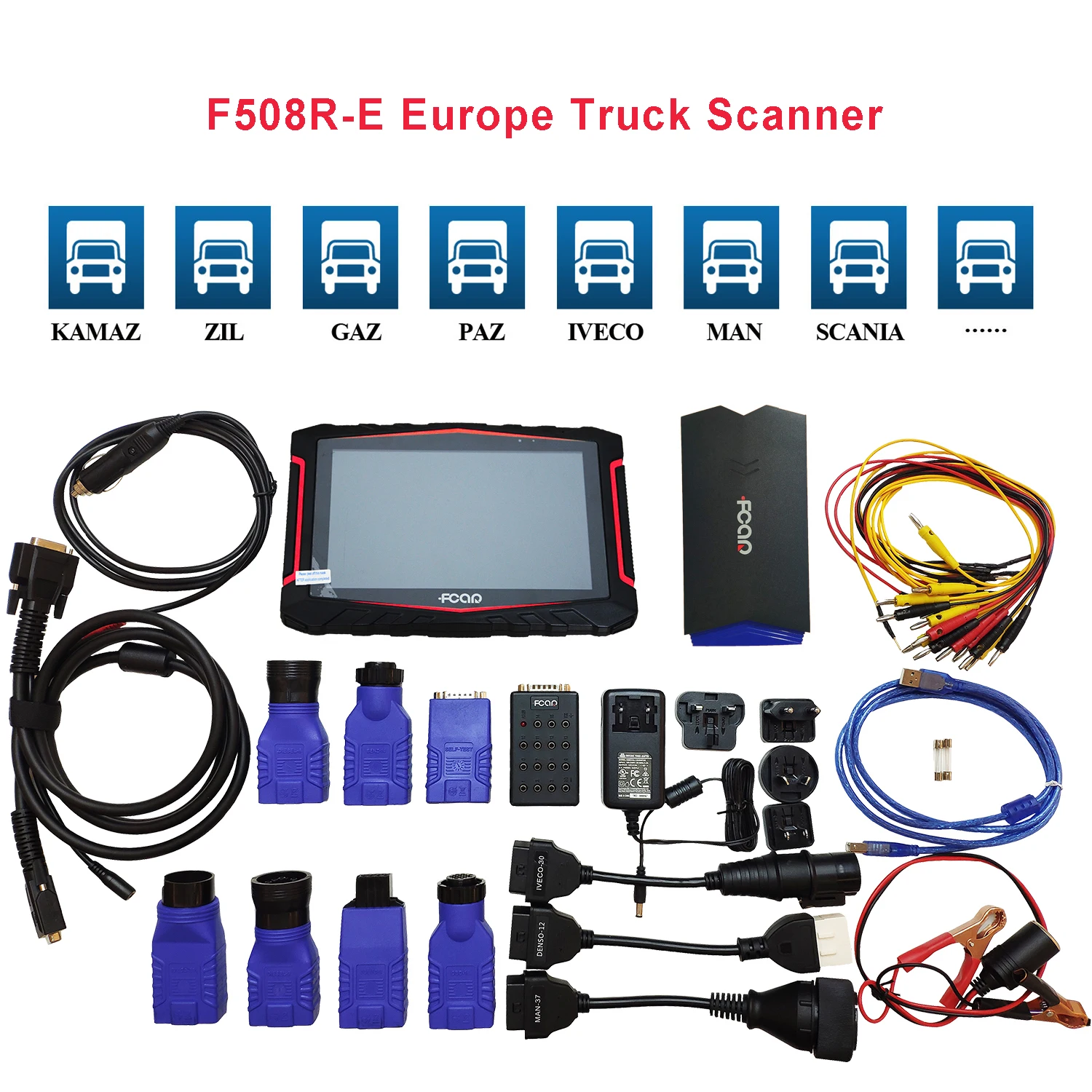 FCAR F508R-E Diagnostic Tool Full System for Engine Transmission ABS SRS with Oil/EPB/SAS/TPMS/Throttle Body Reset Auto Scanner