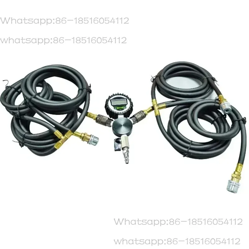 

Multi-hose Tire Inflation and Bleeding System