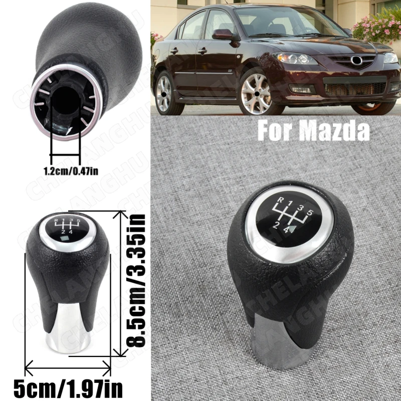 

5 Speed Gear Shift Knob Fit for Mazda 3 2013 2014 2015 2016 2017 For Mazda CX-5 2013 2014 2015 2016