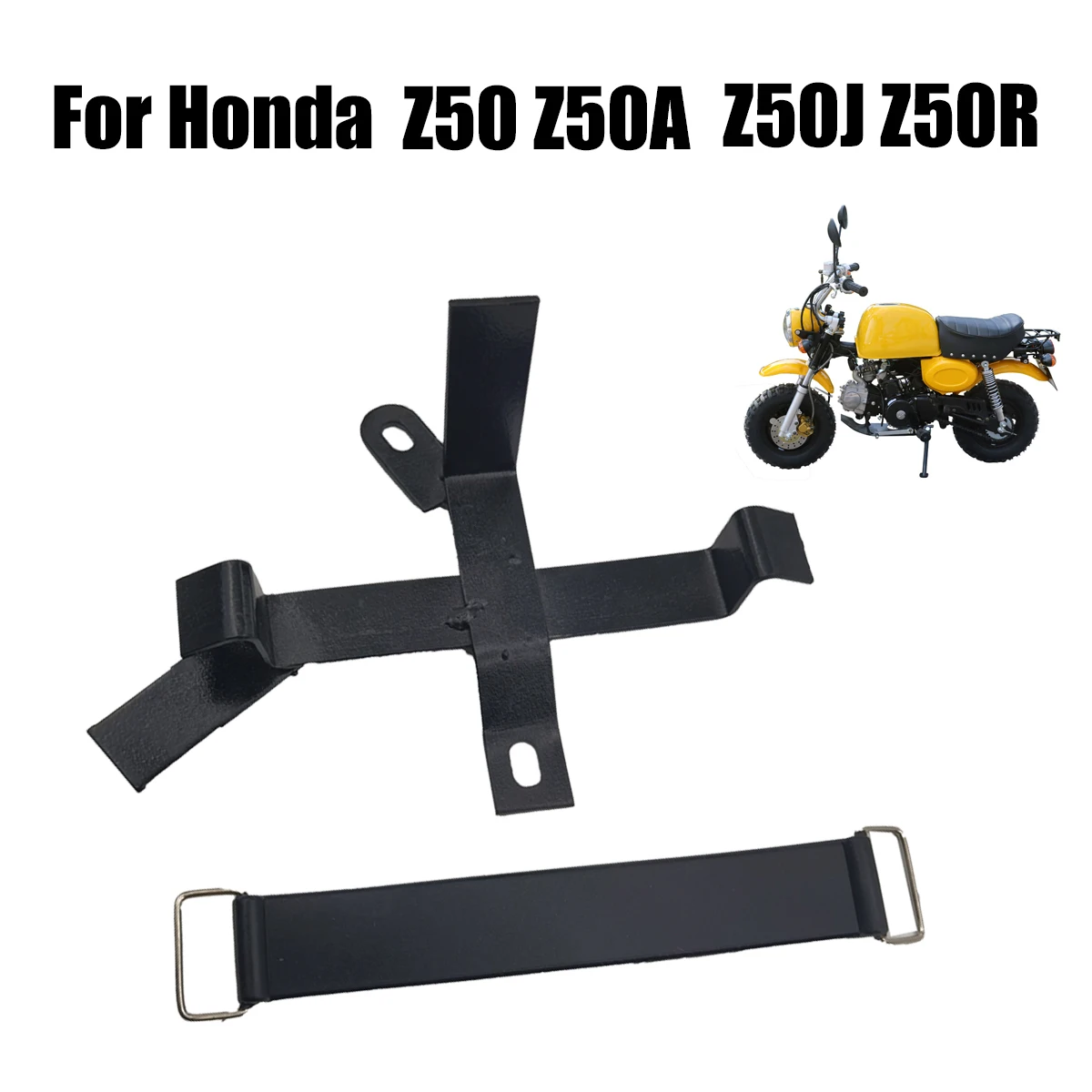 NEW Motorcycle Accessories Battery Box Frame Battery Fixing Bracket For Honda Z50 Z50A Z50J Z50R Mini Trail Monkey Bike