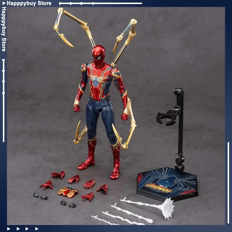Original ZD Toys Spider 2.0 Spider Man legends 1/10 Peter Parker Gold Black Model Action Figure Collectible Model Toy Gift