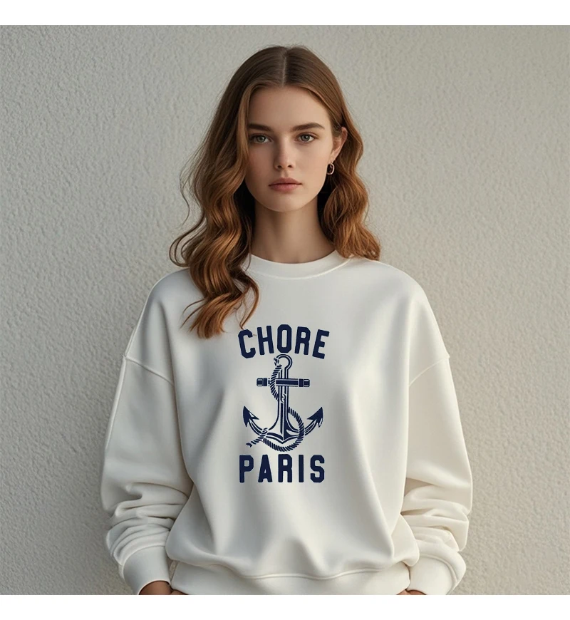 

European and American neutral jumper brand men's large size hoodie women's street retro hip hop street sports sweater brand