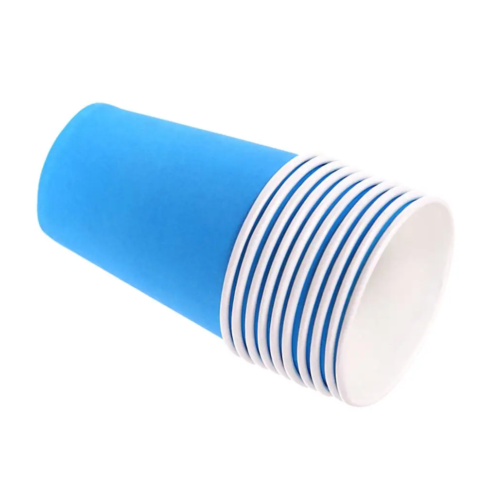 

100 Pcs DIY Disposable Cups Craft Paper Cups Kids Decoration Party Supplies Kindergarten Classroom Materials