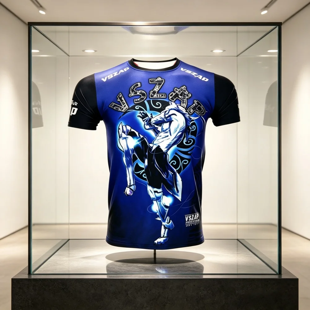 3D Print Sports Quick-dry Breathable Men  Brazilian Jiu-jitsu MMA Boxing Training Muay Street Short-sleeve Family and Kids Tees