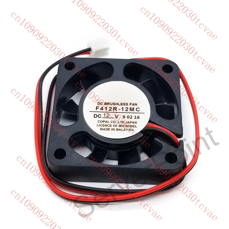 Оригинальный подлинный для F412R-12MC 12 В 4 см 4012 4010 2-проводной охлаждающий вентилятор