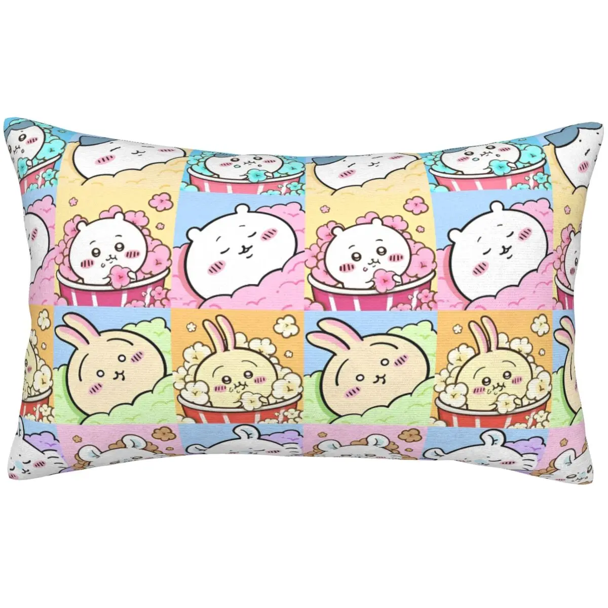 Chiikawa Cartoon Pillowcase Bedding For Kids Adults Reversible Double-Sided Girls Boys Extra Soft Beddings Throw Pillow Covers