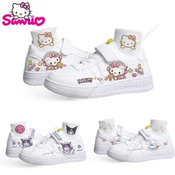 Sanrio Kuromi Hello Kitty Girls Shoes Sneakers for Children Student Casual Basketball Shoes Kid Sneakers Running scarpe sportive