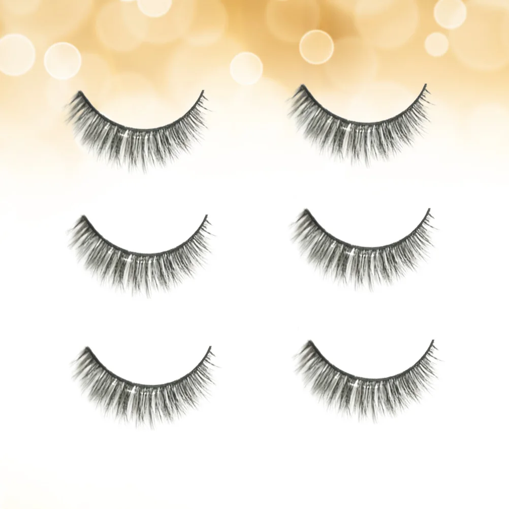 

fake eyelash natural eyelashes dense eyelashes false eyelash 3D fake eyelashes long eyelashes makeup eyelashes