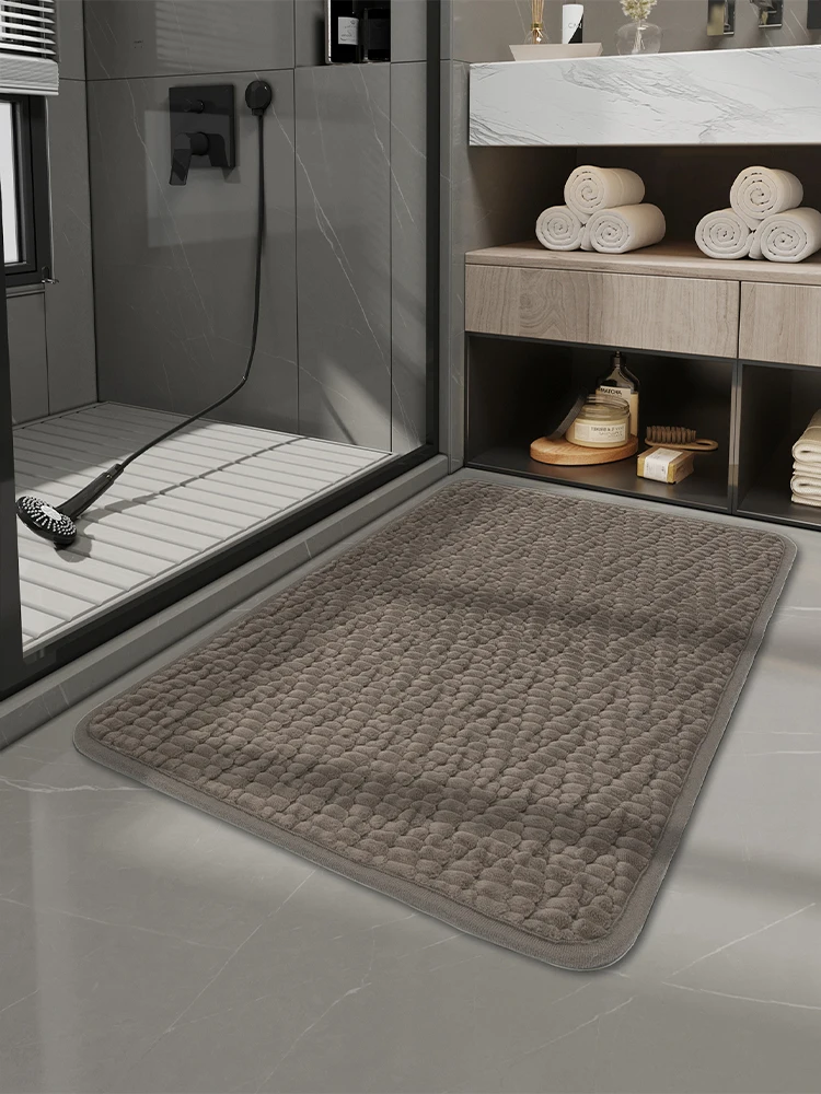 

Утолщенный осенне-зимний коврик для ванной, противоскользящий придверный коврик, впитывающий грязь, быстросохнущий, для дома и декора