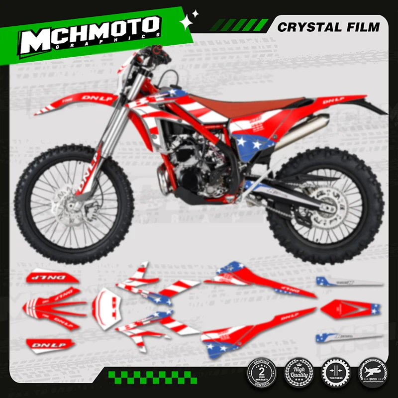 MCHMFG Motorcycle Team Motorcycle Decal Stickers For Beta Xtrainer 2015-2019 2015 2016 2017 2018 2019 250 300 350 -010