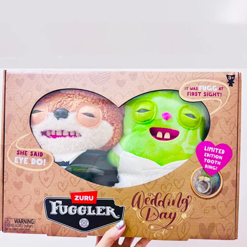 

【presale】Official Genuine Fuggler Cute Tooth Monster Fuggler Monster Married to Series Exquisite Plush Birthday Gift Toy Pillow