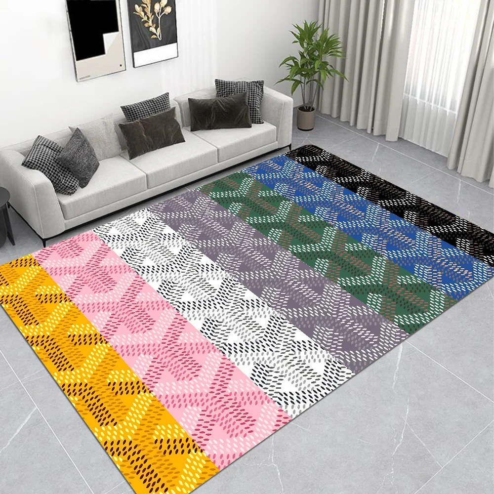 Fashion G_Goyards Bathroom Mat Anti-slip Absorb Water Long Strip Cushion Bedroon Mat Welcome Doormat