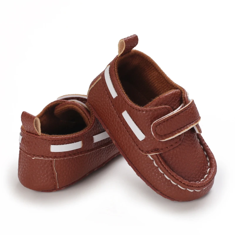 Classic Fashion Boys And Girls Flat Walking Shoes Loafers Canvas Non-slip Shoes For Newborn Babies First Walker Walking Shoes