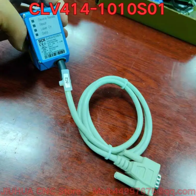 Second-hand CLV414-1010S01 barcode reader function test is normal