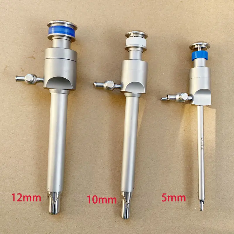 Laparoscopic Equipment Trocars Reusable Surgical Instrument Compatible with STORZ Training Flip Magnetic Sealing Silicon Sealing