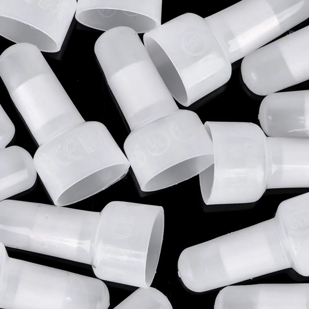 300Pcs 22-16 Awg Closed End Wire Connectors Crimp Caps Terminals Electrical Wiring Lighting Home Use Reusable Insulated Caps
