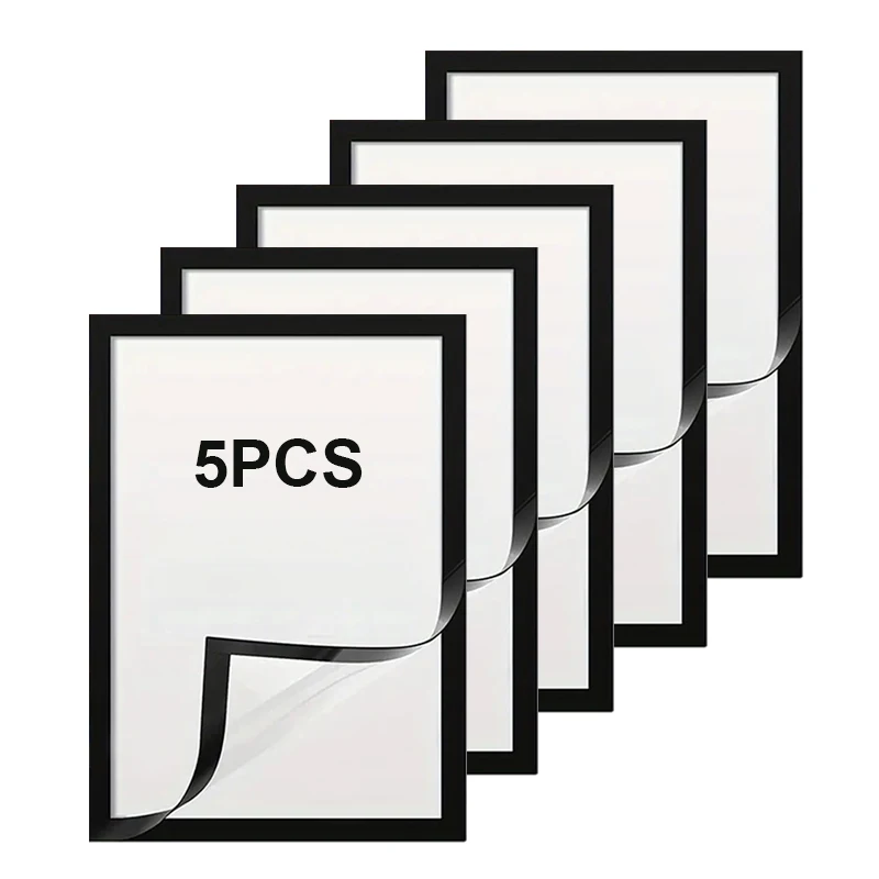 A4 Rubber Magnet Poster Frame for Display