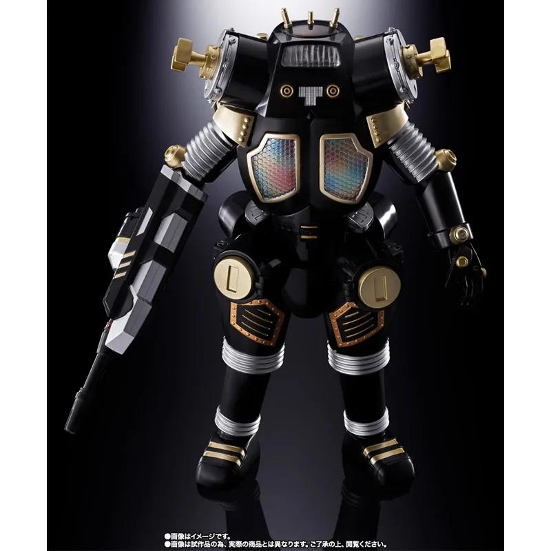 Bandai-Genuine Anime Ultraman King Joe Black Soul OF CHOGOKIN GX-37B Action Figure, Brinquedos Modelo Colecionáveis, Action Figure Original, Presentes