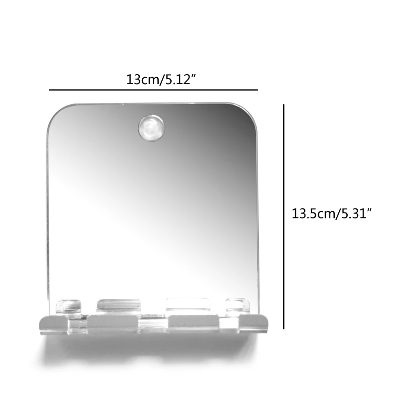 Động Du Lịch Acrylic Chống Sương Mù Tắm Gương Phòng Tắm Không Sương Mù Không Sương Mù Gương Nhà Vệ Sinh Dành Cho Nam Nữ