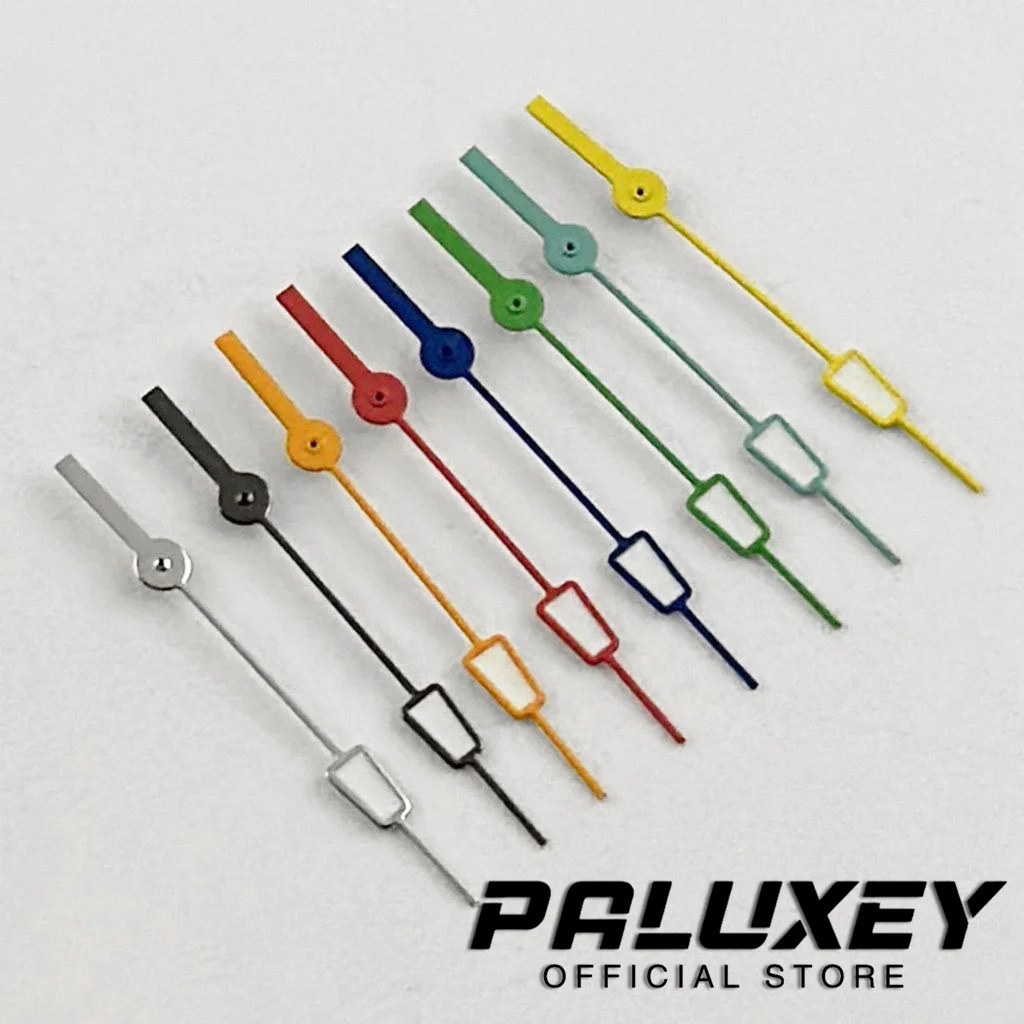 ルミナスガンハンド交換部品、ムーブメント、シルバー、レッド、ブルー、グリーン、オレンジ、12.5mmフィット、nh34、nh35、nh36、nh38、nh39、nh70、nh72