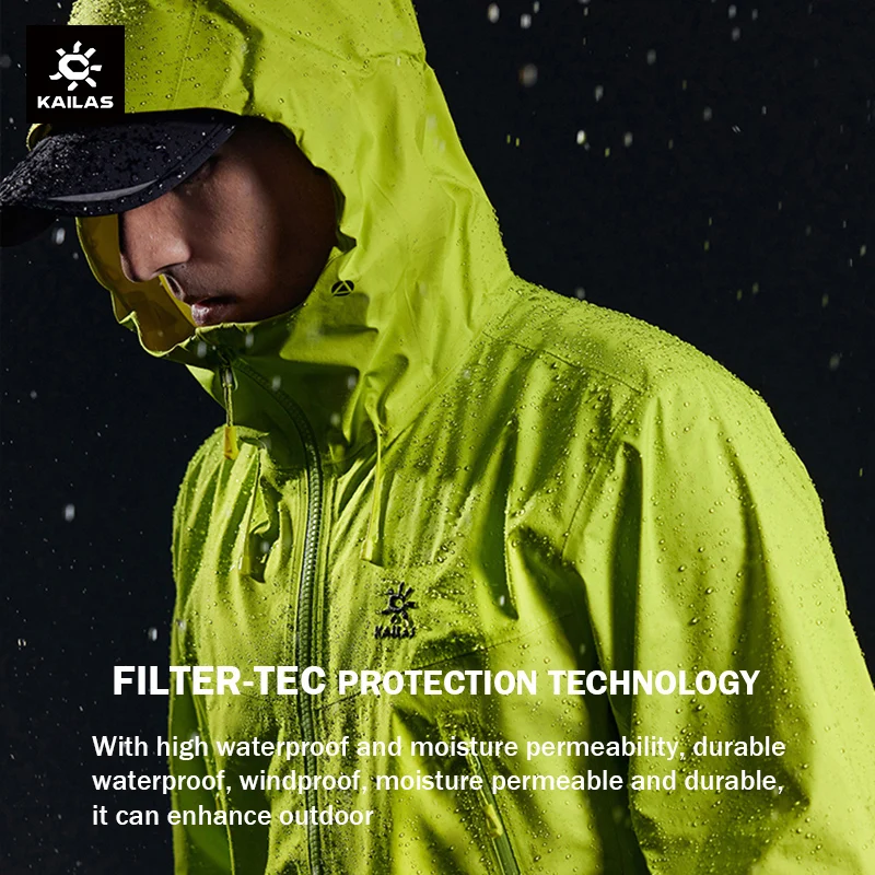 KAILAS BOGDA Jacket lightweight windproof and waterproof outdoor hiking and mountaineering sports jacket men's style KG2411102