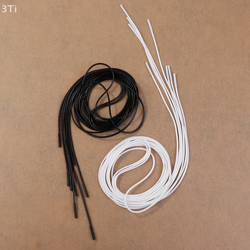 Corda giratória de fio de metal, 80/120cm, corda de sapato, cadarços de sapato, tensor, peça de reparo, corda de fio de aço, firme, sem gravata, corda de sapato