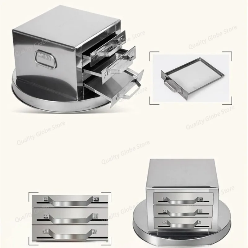 Chinese Rice Noodle Roll Food Steamer Kitchen Home Use Devices 3 Tiers Cookware Changfen Machine 201 Stainless Steel