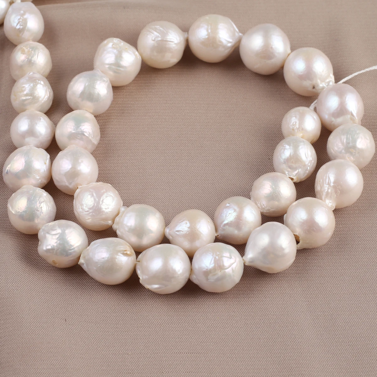 Natural Pearl Large Round Baroque Full And Rich Shape Exquisite Appearance for DIY Jewelry Making Handmade Bracelet Necklace