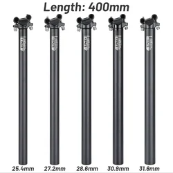 UNO Bicycle Seatpost 27 2 Ultralight MTB Road Mountain Bike Post Seat Tube 25.4/27.2/28.6/30.9/31.6*350/400mm Bicycle Parts