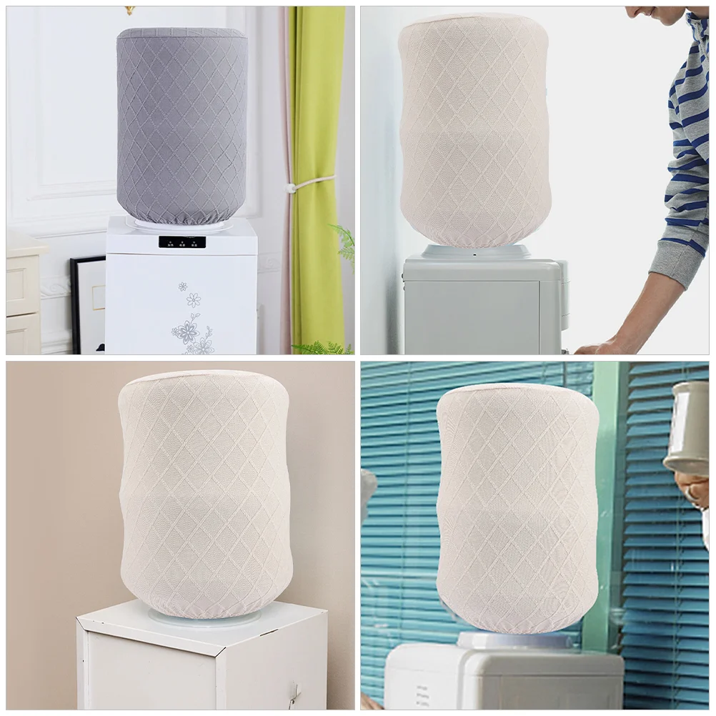 2 Pcs Collapsible Bucket Cover Water Cooler Reusable Barrel Elastic Cloth Buckets