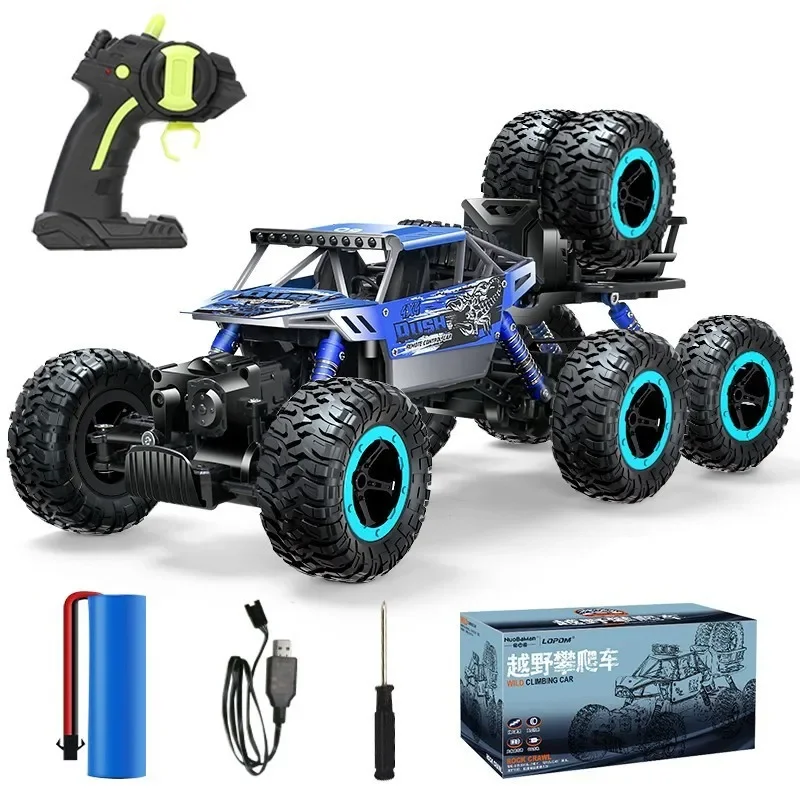 

RC Cars 6WD Alloy Off-road Climbing Vehicle High-Speed with Earthquake and Fall Resistance Children's Electric Model Toys Gifts